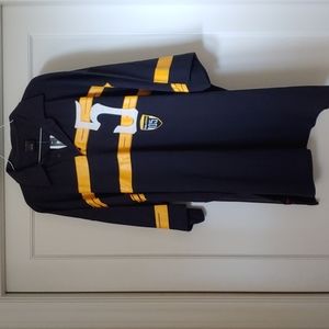 NWT FUBU Athletic Navy-Gold Polo XXXL
